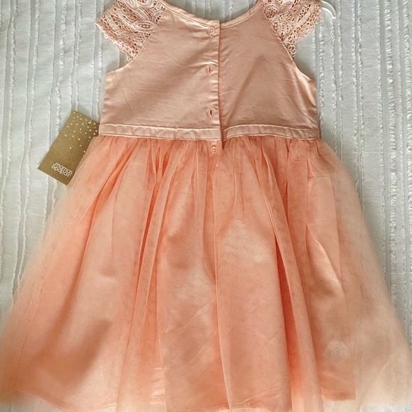 Elegant Pink Lace Kids Formal Dress - Picture 2 of 3